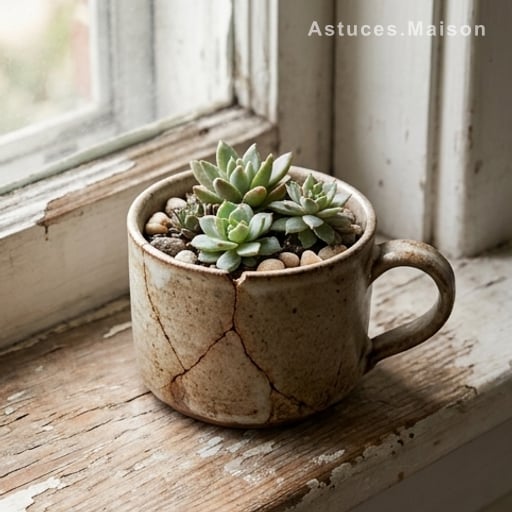 10 façons malines de recycler ta tasse ébréchée (et éviter la poubelle)