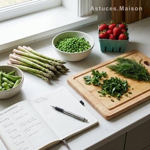 7 jours de menus malins : des recettes rapides, pas chères et de saison