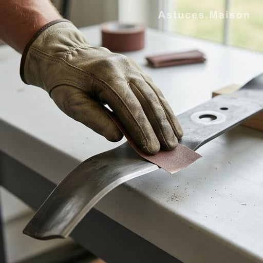 Aiguiser lame tondeuse : l’astuce du grand-père