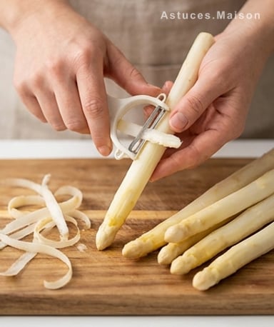 Préparer les asperges : l’art de la simplicité