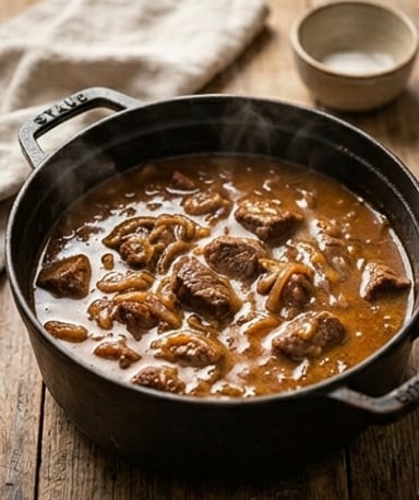 Bœuf braisé à la bière brune : la carbonade flamande qui réchauffe les cœurs
