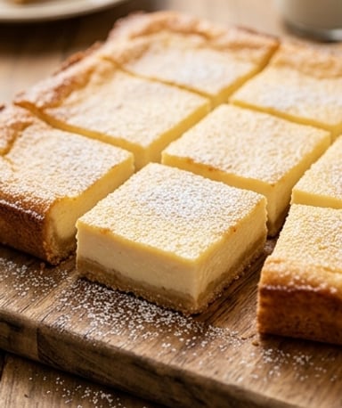 Barres fondantes au fromage frais : le dessert qui fait taire les envies de sucré