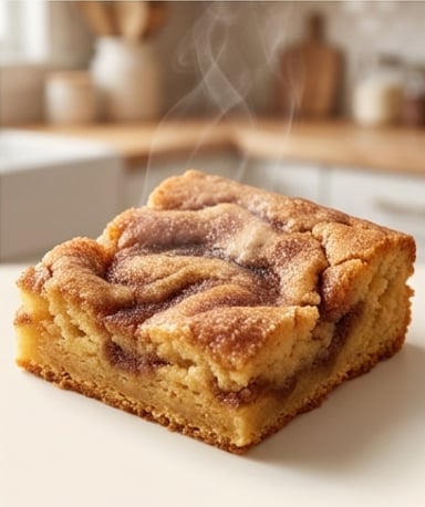 Barres snickerdoodle au cooker : le dessert chaud qui sent la cannelle et le beurre fondu