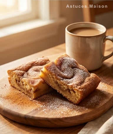 Barres snickerdoodle au cooker : le dessert chaud qui sent la cannelle et le beurre fondu