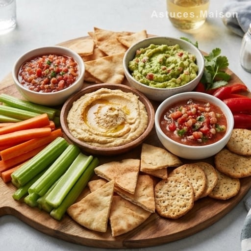 Dips et accompagnements : plus jamais de chips solitaires