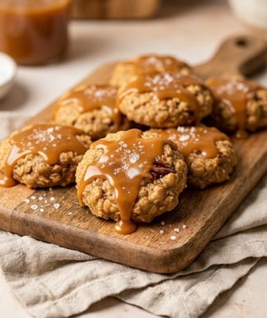 Biscuits caramel salé sans cuisson : le dessert qui fond en 10 minutes