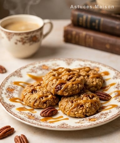 Biscuits caramel salé sans cuisson : le dessert qui fond en 10 minutes