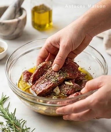 La marinade : le secret d’un bœuf qui a du caractère