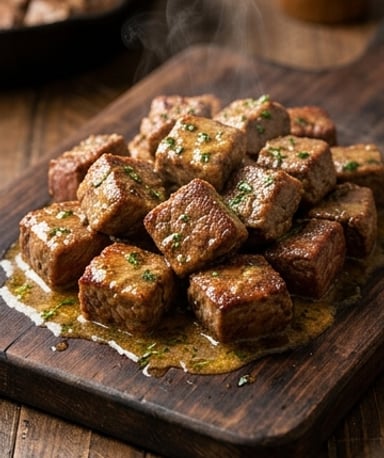 Bouchées de steak au beurre de cowboy