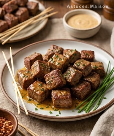 Bouchées de steak au beurre de cowboy