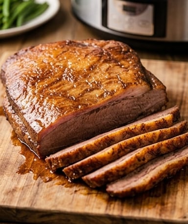Brisket de bœuf fondant : le slow cooker fait des miracles