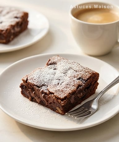 Brownie air fryer chocolat noix, fondant et express