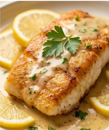 Cabillaud poêlé, sauce au beurre citronnée : le plat qui sent bon la mer