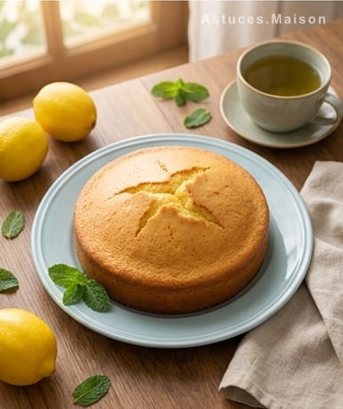 Cake au citron léger : moelleux sans culpabilité, frais comme un matin d'été