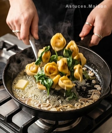 Dorer les cappelletti, le geste qui change tout