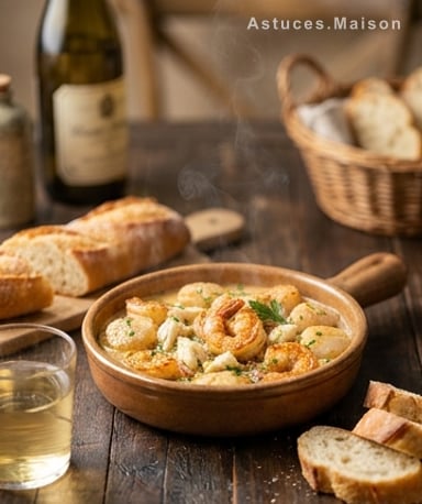 Cassolette de fruits de mer : l'élégance d'une poêlée qui sent la mer