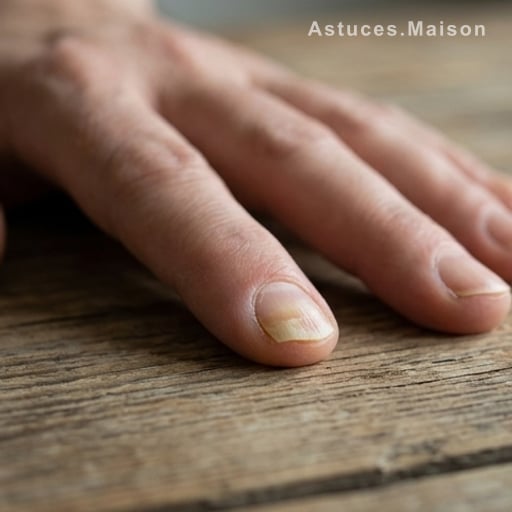 Autres signes : décollement, hippocratisme et petits vaisseaux