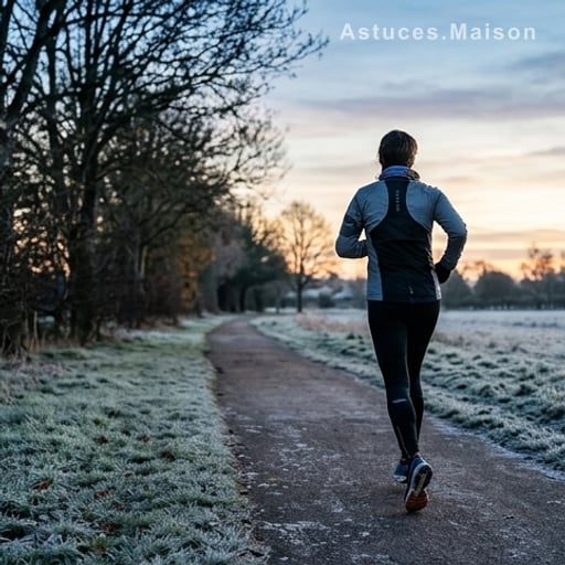 Sport avant l'aube : attention au froid et à la vasoconstriction