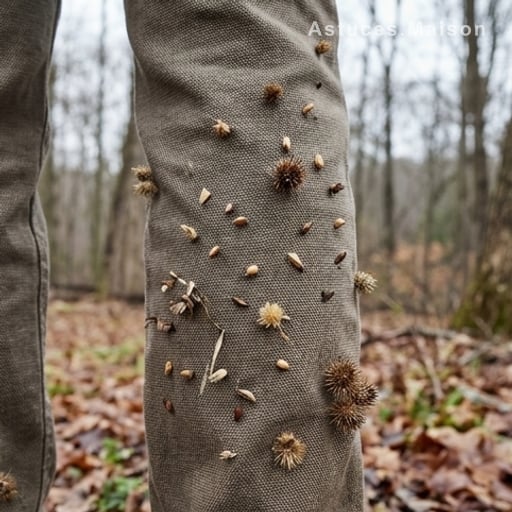C’est quoi ces trucs qui collent à tes fringues ?