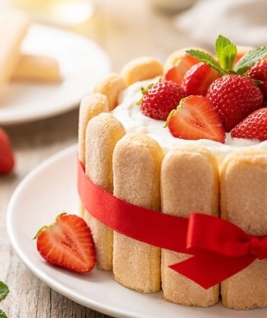 Charlotte aux fraises : le dessert qui sent l’été avant l’heure