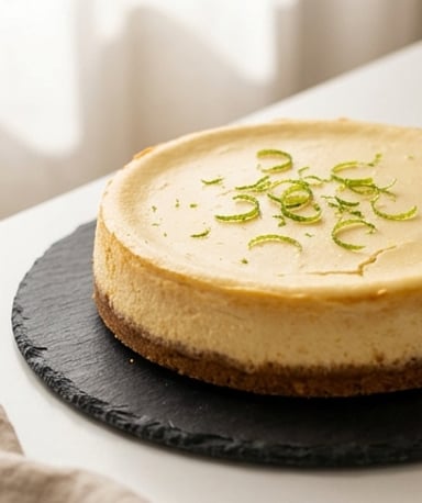 Cheesecake spéculoos-citron vert sans cuisson