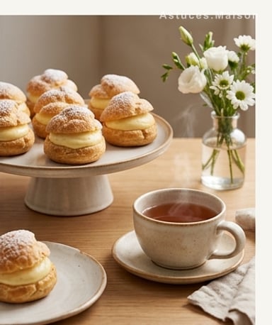 Choux à la crème maison : la recette facile pour des choux parfaits