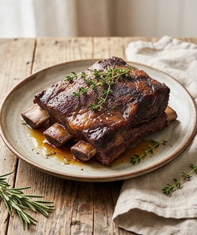Côtes de bœuf grillées aux herbes : le secret d’une viande juteuse et parfumée