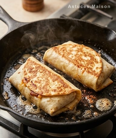 La cuisson, à la poêle et au beurre