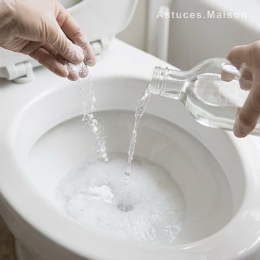 Méthode 1 : Le duo bicarbonate + vinaigre (pour les anneaux légers à moyens)