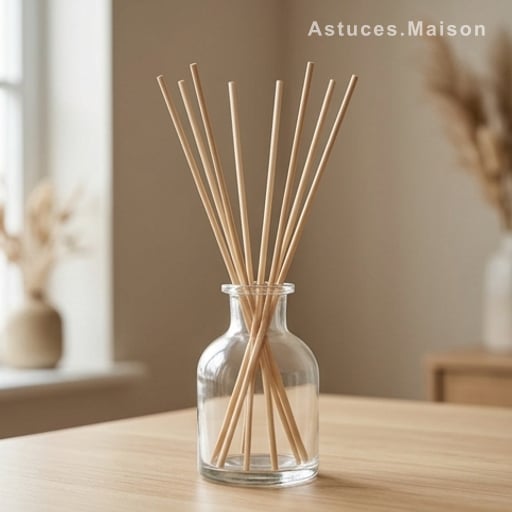 Diffuseur à roseaux fait maison : 2 ingrédients pour un intérieur parfumé