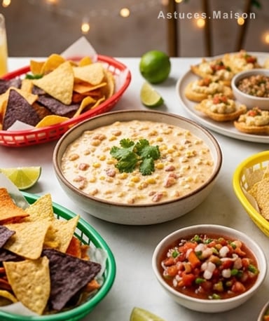Dip de maïs façon Southwest : prêt en 10 minutes !