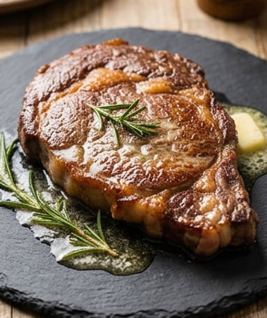 Entrecôte poêlée : la croûte dorée qui fait fondre les amateurs de viande