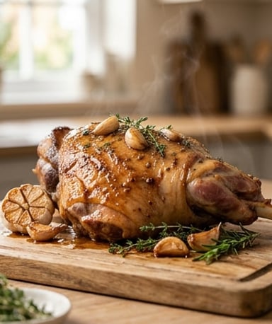 Épaule d’agneau fondante au miel et moutarde : le secret d’une viande qui se détache toute seule