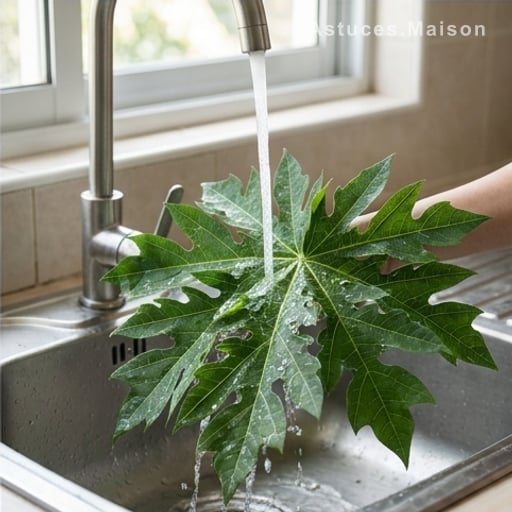 Feuilles de papaye pour des cheveux plus épais : la méthode express qui marche