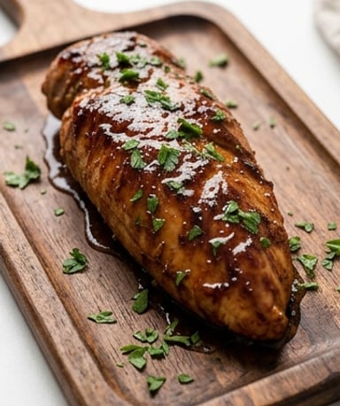 Filet de dinde au miel et à l’ail mijoté