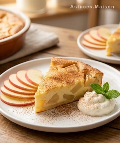 Flan pommes-yaourt : le dessert qui murmure à l'automne