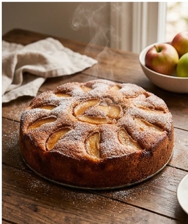 Gâteau pomme-cannelle : l’odeur du chez-soi qui cuit au four