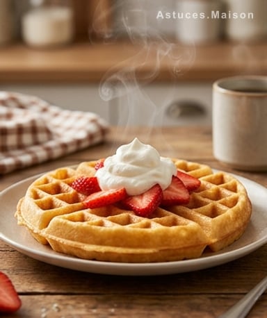 Gaufres maison : le secret d'une pâte moelleuse et croustillante en 10 minutes
