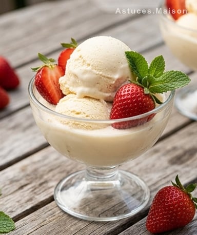 Glace maison ultra crémeuse : la recette facile