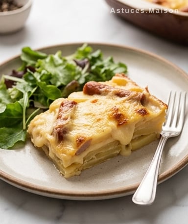 Gratin au Maroilles et saucisses fumées : le nord dans ton assiette