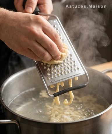 Préparer les spaetzle maison, c'est plus simple qu'il n'y paraît