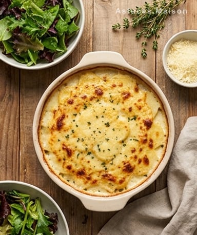 Gratin dauphinois au yaourt : fondant et léger sans culpabilité