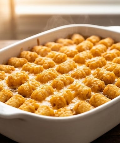 Gratin de pommes de terre croustillantes, bœuf et fromage fondant