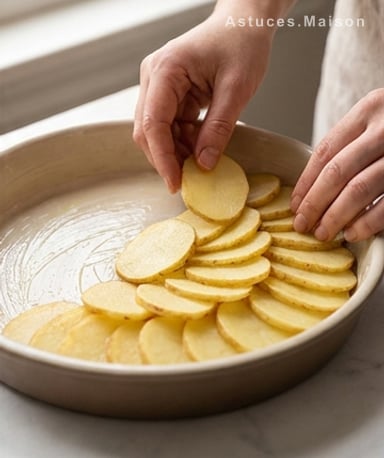 Des pommes de terre juste comme il faut