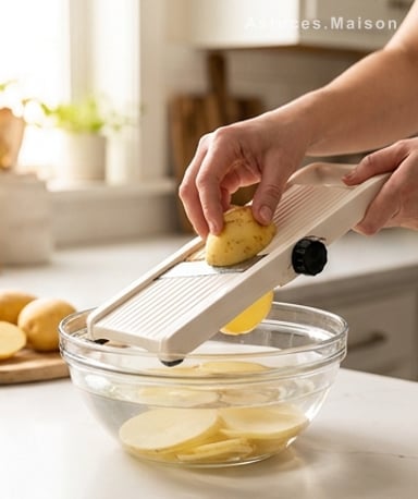 Des pommes de terre bien préparées, c’est la base
