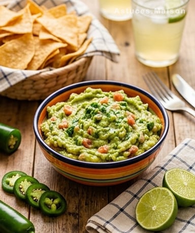 Guacamole maison : le secret d'un vert éclatant et d'un goût qui claque