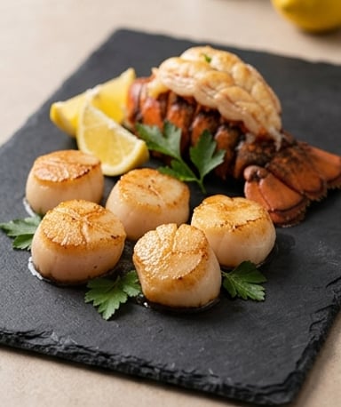 Homard et Saint-Jacques au beurre ail-citron : l’élégance en 25 minutes