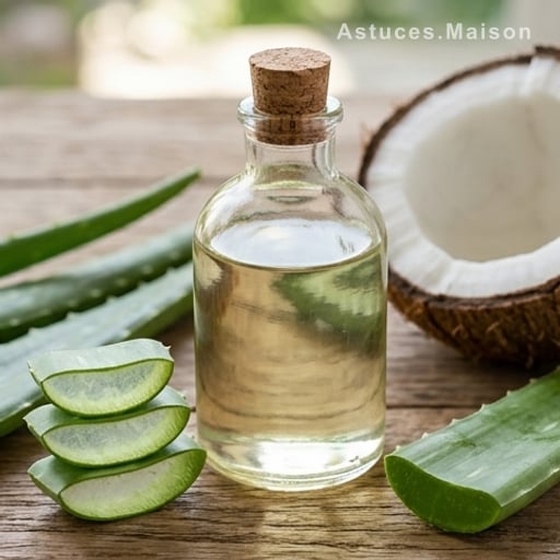 Huile de cheveux à l’aloe vera : recette maison douce et efficace