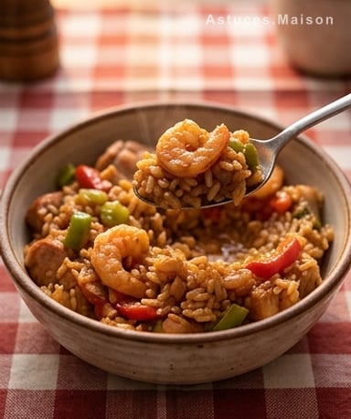 Jambalaya du Bayou : le grand classique créole réconfortant