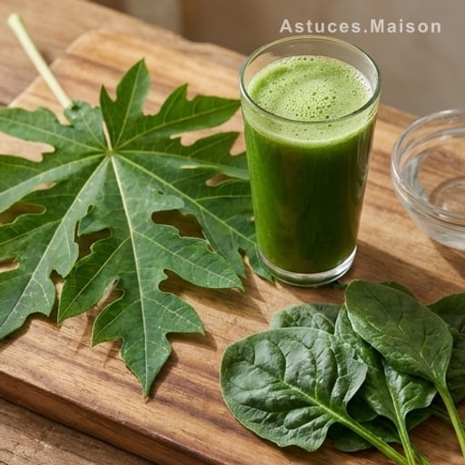 Jus de feuilles de papaye pour les cheveux : la recette naturelle qui marche